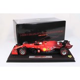 Modellauto 1:18 Ferrari SF21 GP Imola 2021 #16 Charles Leclerc Red Tyres BBR