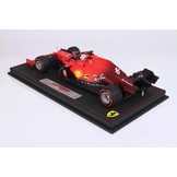 Modellauto 1:18 Ferrari SF21 GP Imola 2021 #16 Charles Leclerc Red Tyres BBR