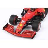 Schaalmodel 1:18 Ferrari SF21 GP Imola 2021 #55 Carlos Sainz Red Tyres