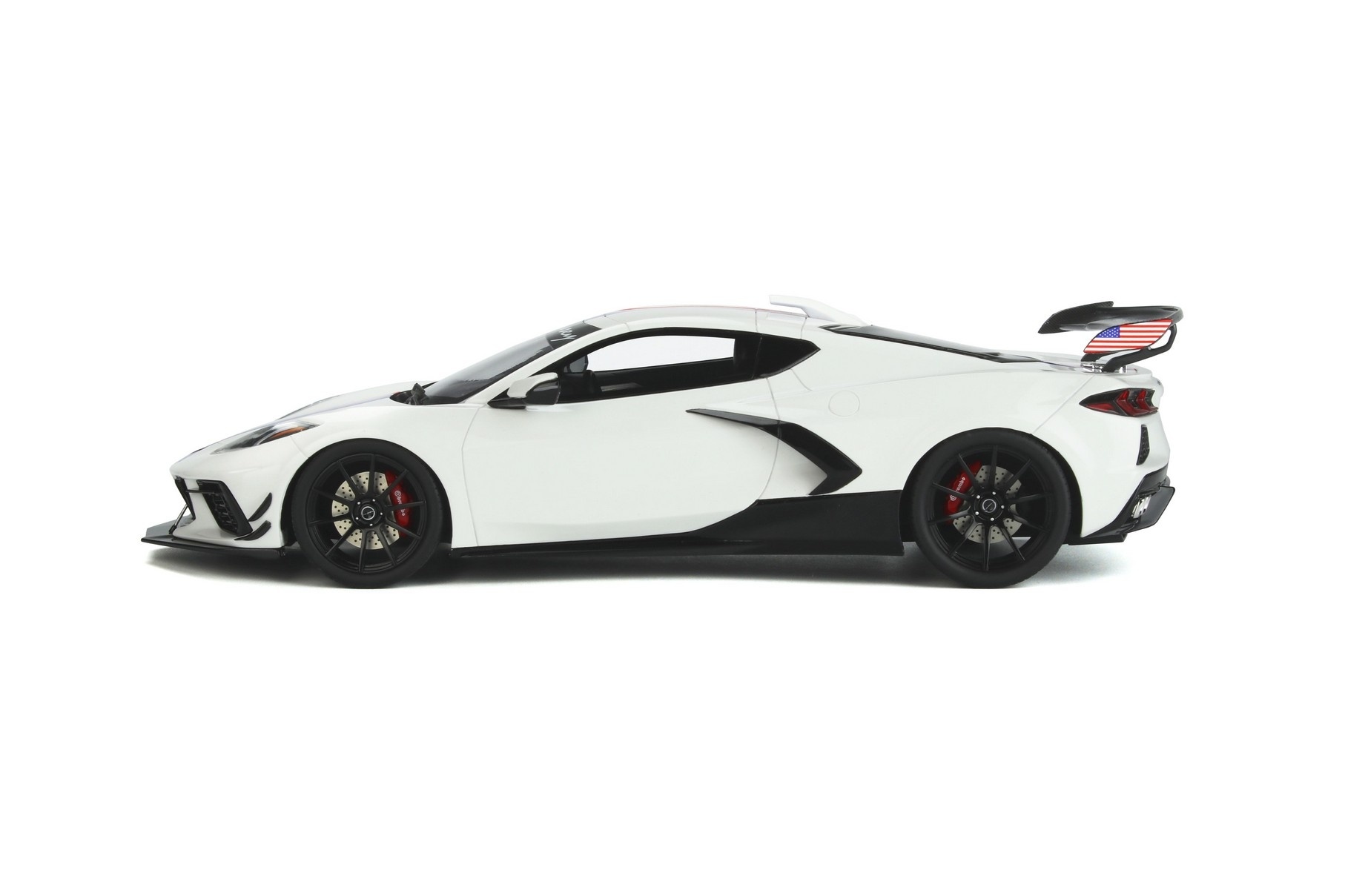 Modellauto 1:18 Hennessey Corvette C8 - Arctic Wite GT Spirit