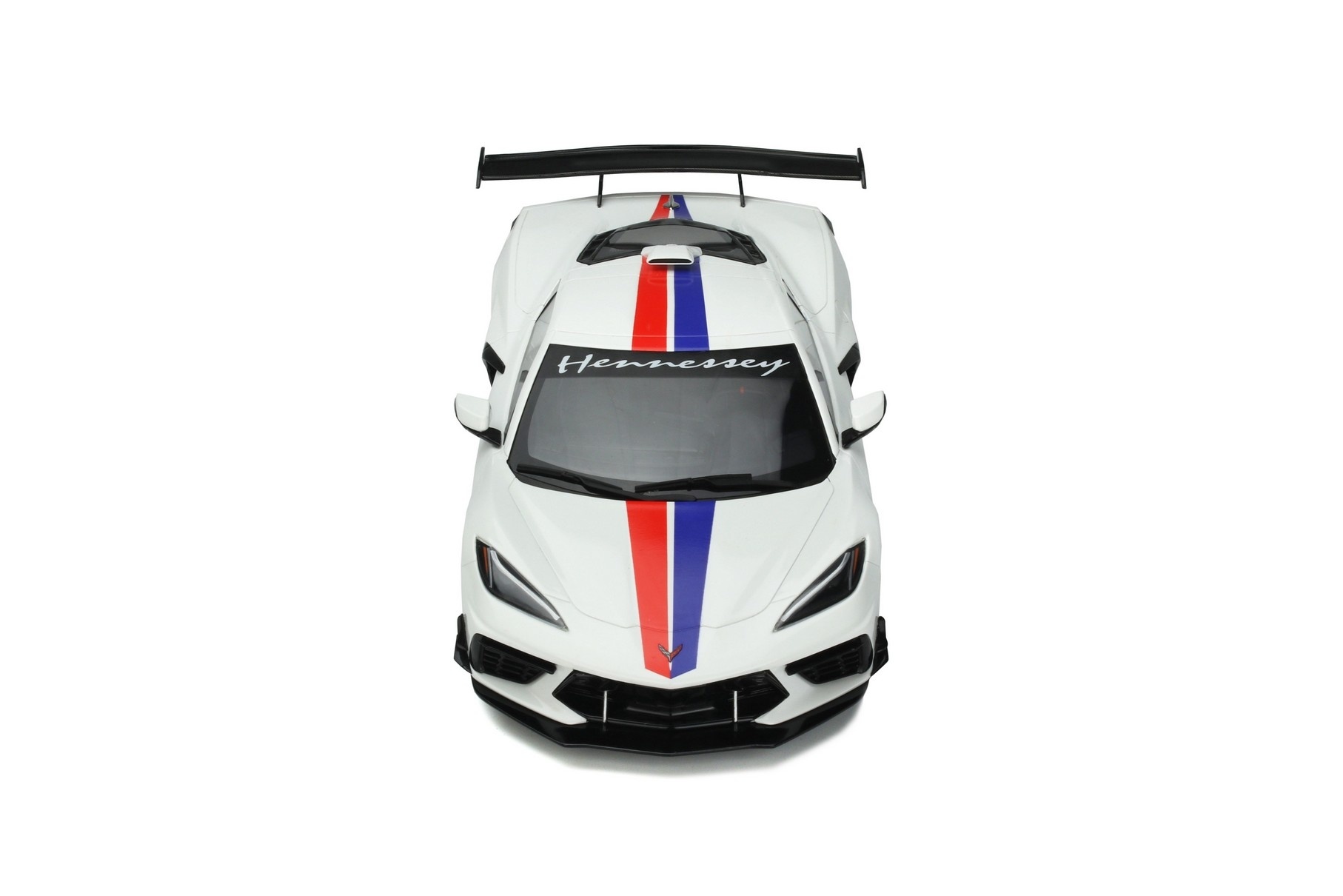 Modellauto 1:18 Hennessey Corvette C8 - Arctic Wite GT Spirit