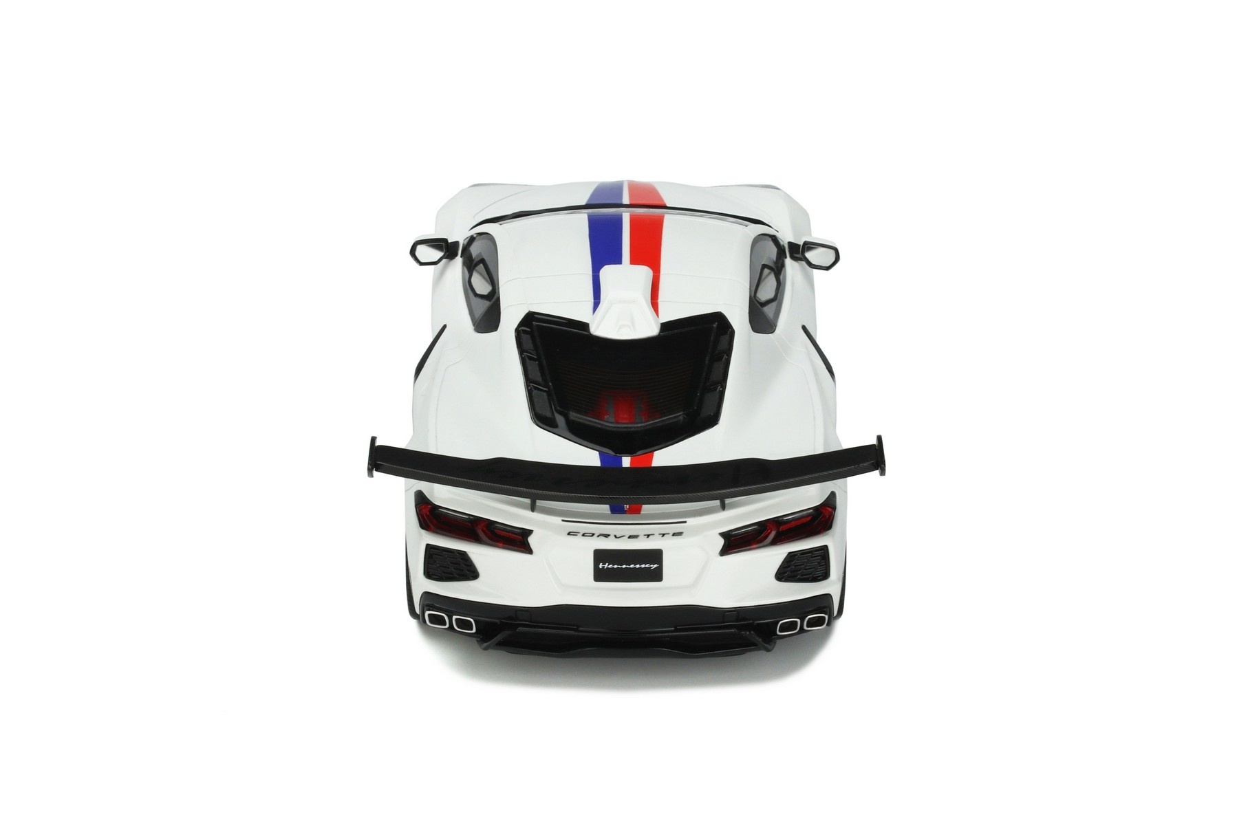 Modellauto 1:18 Hennessey Corvette C8 - Arctic Wite GT Spirit