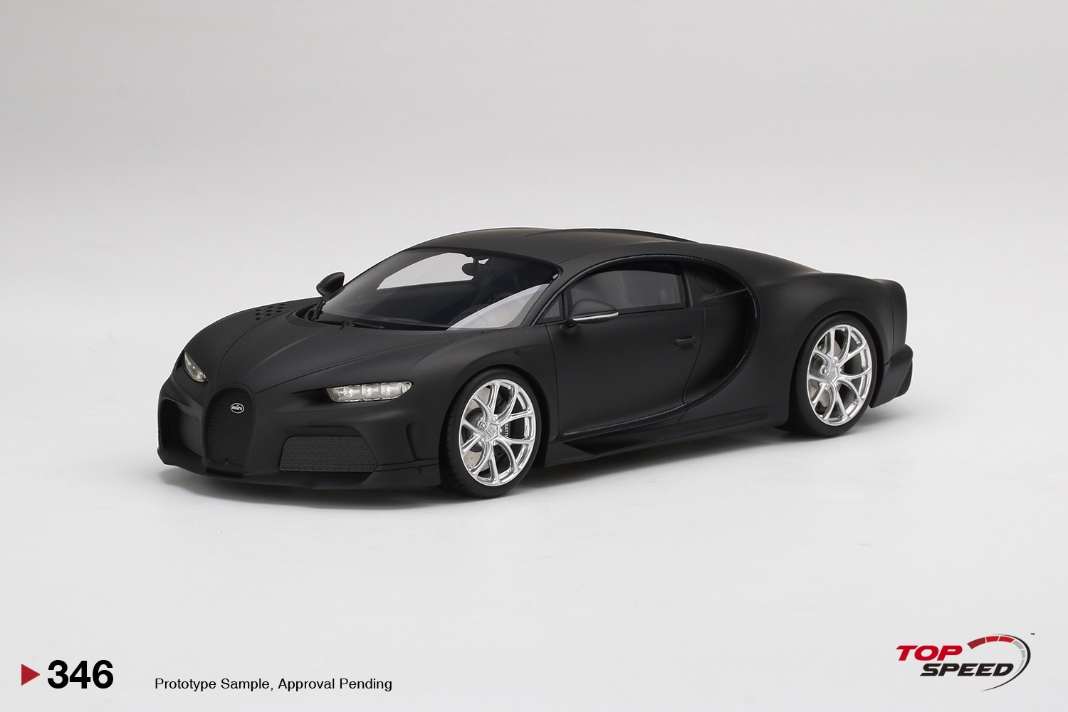 Schaalmodel 1:18 Bugatti Chiron Super Sport 300+ Test Car TopSpeed Models