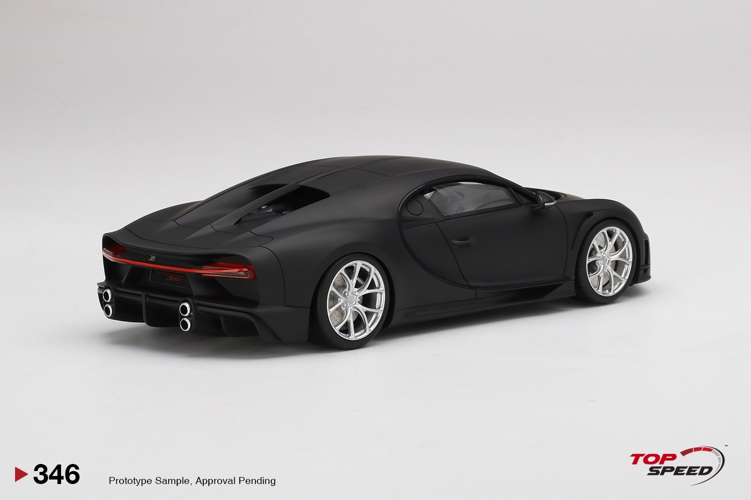 Scalemodel 1:18 Bugatti Chiron Super Sport 300+ Test Car TopSpeed Models