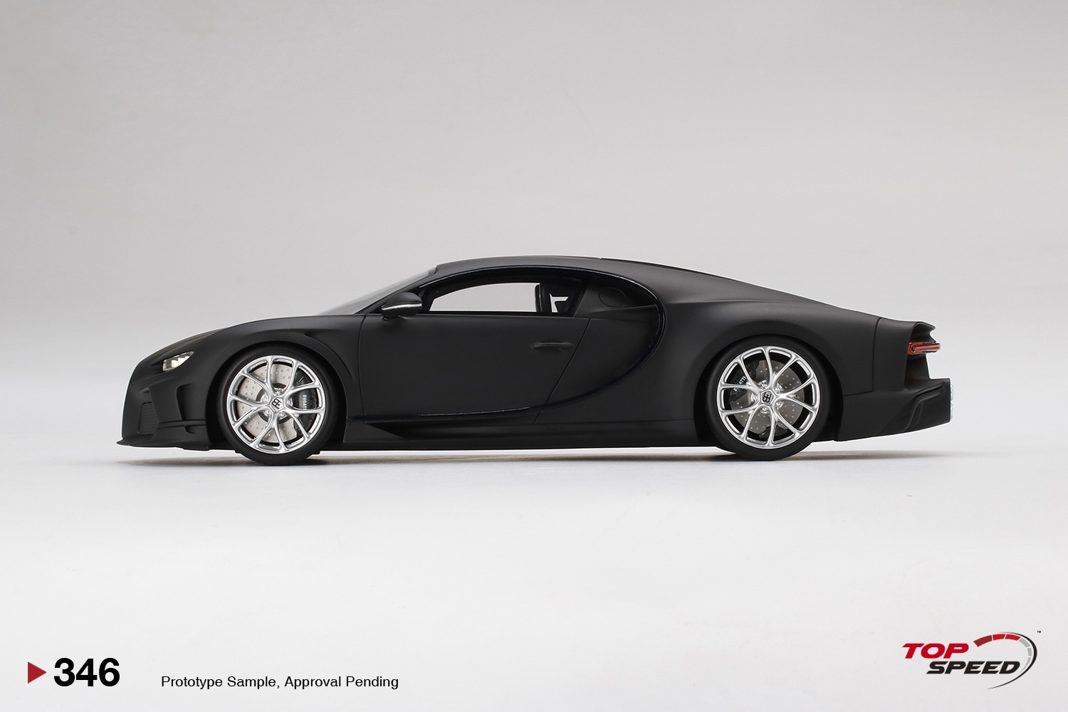 Scalemodel 1:18 Bugatti Chiron Super Sport 300+ Test Car TopSpeed Models
