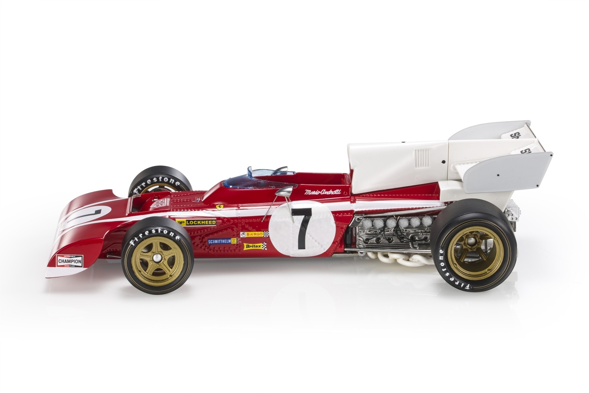Scalemodel 1:18 Ferrari 312 B2 1972 South Africa GP Mario Andretti GP Replicas
