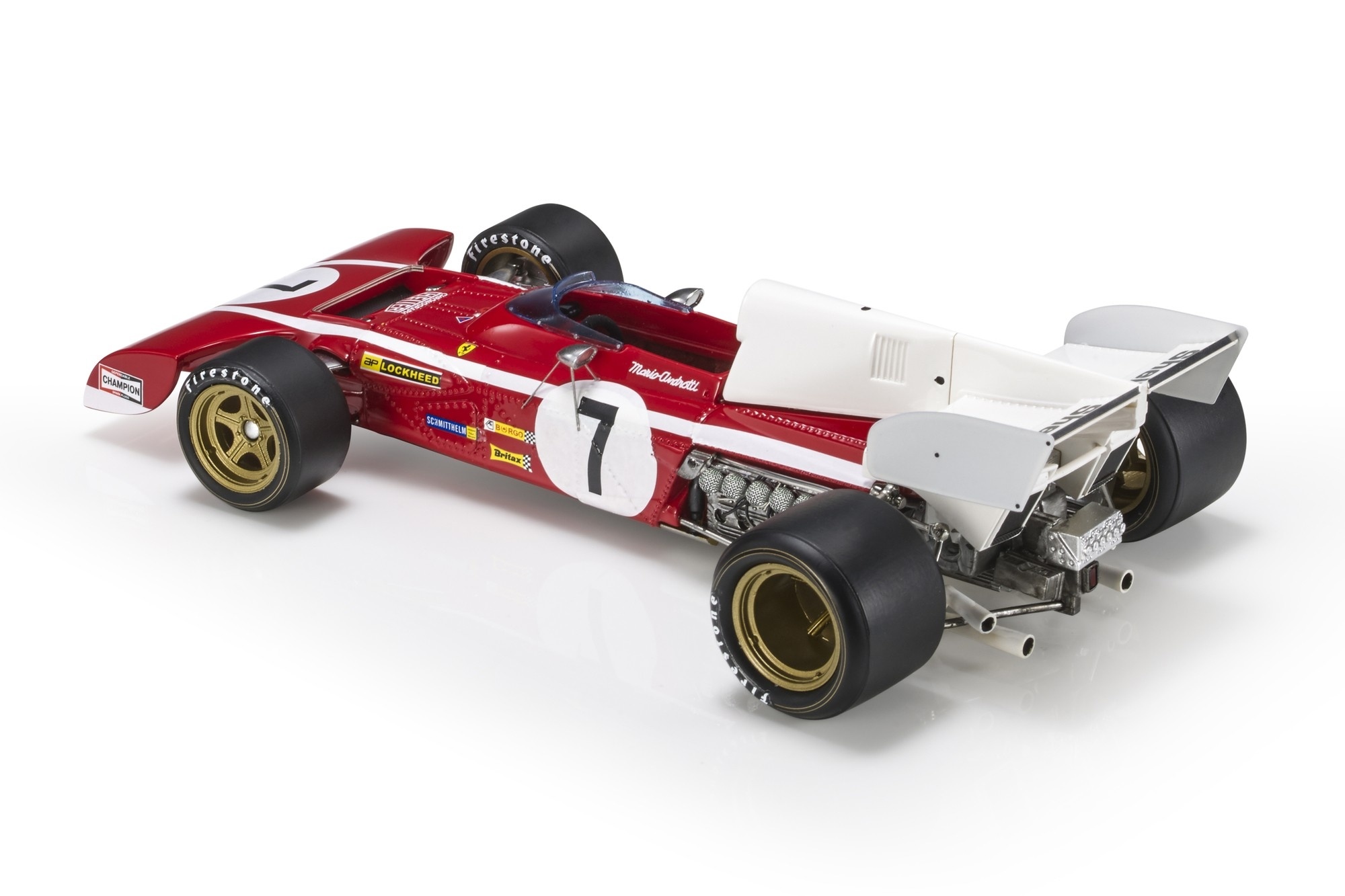 Scalemodel 1:18 Ferrari 312 B2 1972 South Africa GP Mario Andretti GP Replicas