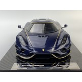 Scalemodel 1:18 Koenigsegg Regera 'Blue Carbon & Gold Wheels' FrontiArt