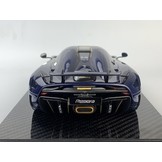 Modellauto 1:18 Koenigsegg Regera 'Blue Carbon & Gold Wheels' FrontiArt