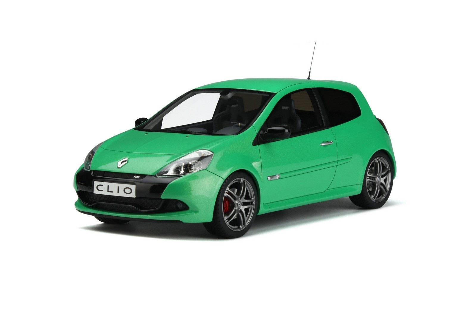 Schaalmodel 1:18 Renault Clio 3 RS Phase 2 Alien Green 2011 OttoMobile