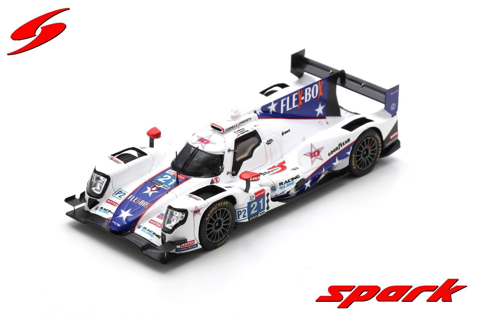 Scalemodel 1:43 Oreca 07 - Gibson #21 DragonSpeed USA Winner LMP2 Pro Am class 24H Le Mans 2021 Spark