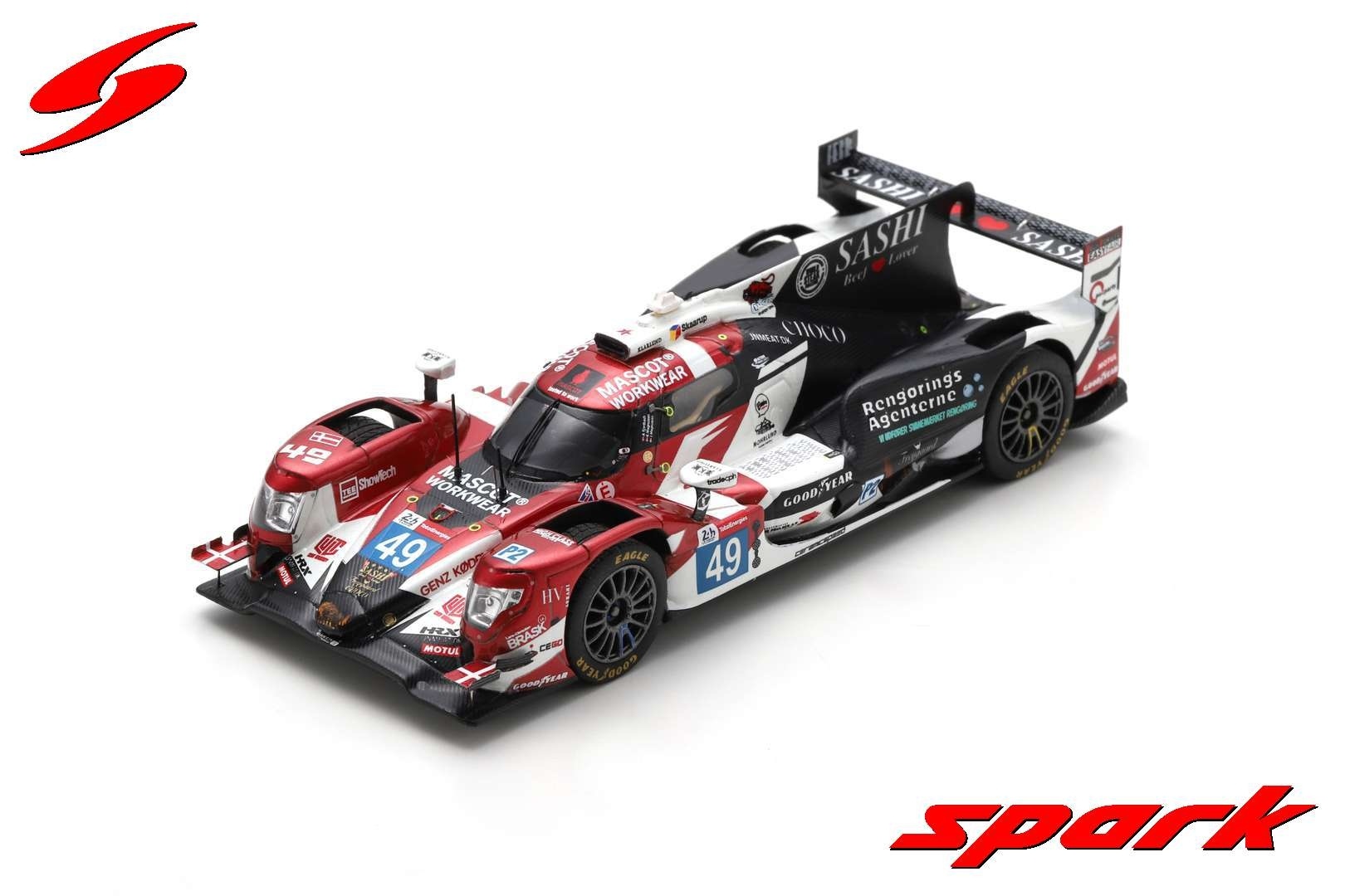 Schaalmodel 1:43 Oreca 07 - Gibson #49 High Class Racing 24H Le Mans  Spark