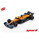 1:43 McLaren MCL35M #4 Lando Norris P2 Italian GP 2021 With Pit Board Spark
