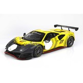 1:18 Ferrari 488 Modificata Presentation Black / Yellow BBR