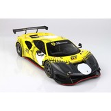 1:18 Ferrari 488 Modificata Presentation Black / Yellow BBR