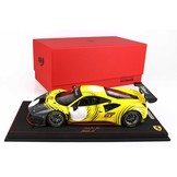 1:18 Ferrari 488 Modificata Presentation Black / Yellow BBR