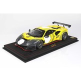 1:18 Ferrari 488 Modificata Presentation Black / Yellow BBR