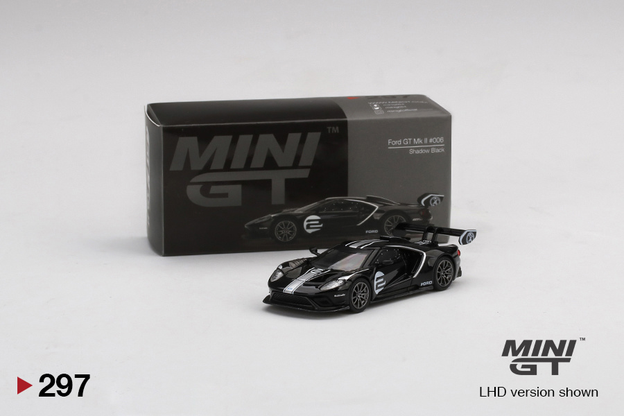 1:64 Ford GT mkII '006' Shadow Black MiniGT