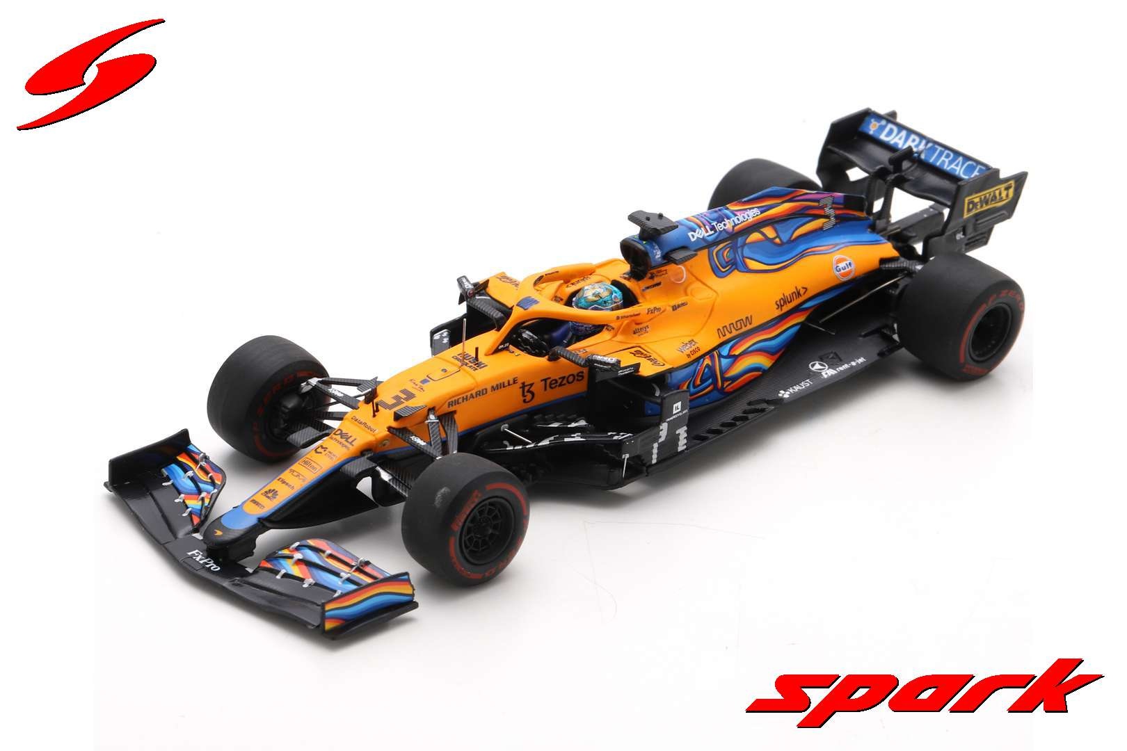 1:43 McLaren MCL35M #3 Daniel Ricciardo Abu Dhabi GP 2021 Spark