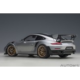 1:18 Porsche 911 GT2 RS - Weissach Package - GT Silver AutoArt