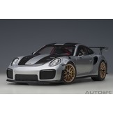 1:18 Porsche 911 GT2 RS - Weissach Package - GT Silver AutoArt