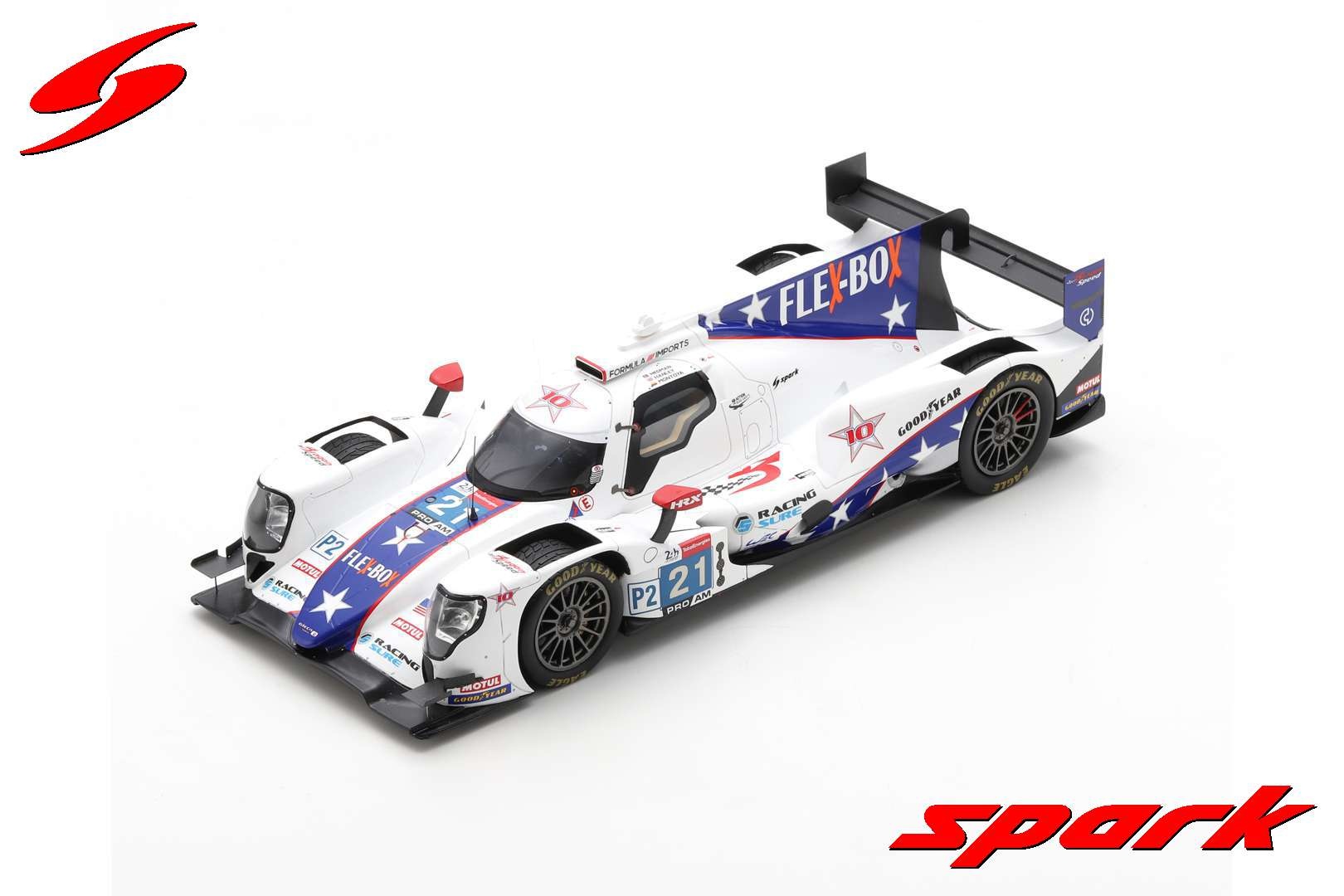1:18 Oreca 07 - Gibson #21 DragonSpeed USA Winner LMP2 Pro Am class 24H Le Mans 2021 Spark