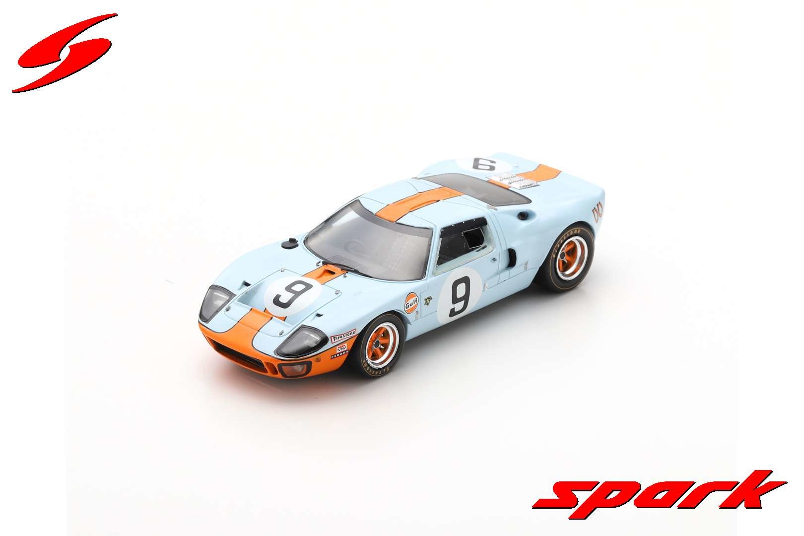 1:18 Ford GT40 #9 Winner 24H Le Mans 1968 Spark