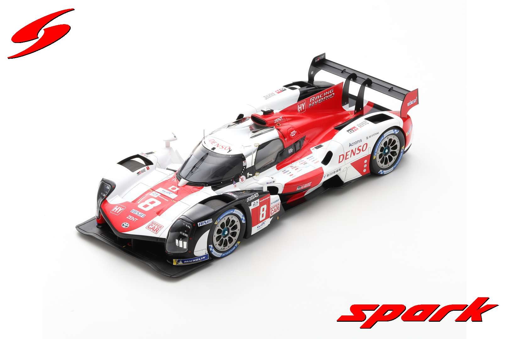 1:18 Toyota GR010 Hybrid #8 Toyota GR Racing 2nd 24H Le Mans 2021 Spark