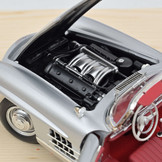 1:18 Mercedes 300 SL Roadster 1957 Zilver Norev