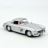 1:18 Mercedes 300 SL Roadster 1957 Zilver Norev