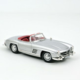 1:18 Mercedes 300 SL Roadster 1957 Zilver Norev