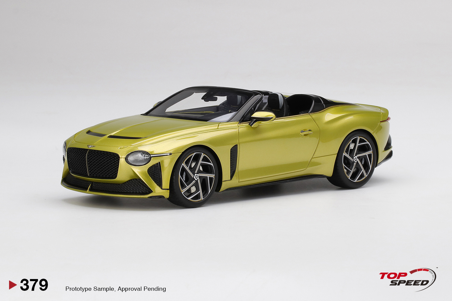 1:18 Bentley Mulliner Bacalar Yellow Flame TopSpeed Models