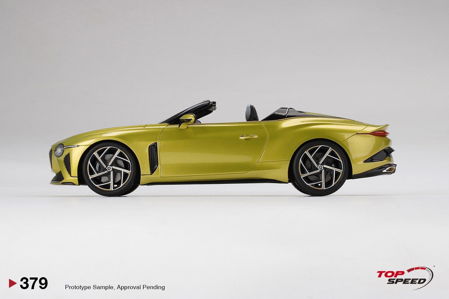 1:18 Bentley Mulliner Bacalar Yellow Flame TopSpeed Models