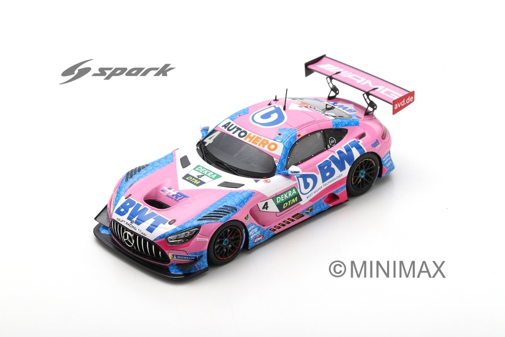 1:43 Mercedes-AMG GT3 #4 Mercedes-AMG Team HRT DTM Champion 2021 Spark