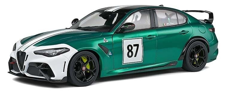 1:18 Alfa Romeo Giulia GTAM Nürburgring #87 Green Solido
