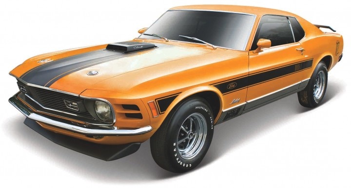 1:18 Ford Mustang Mach 1 1970 Orange Maisto