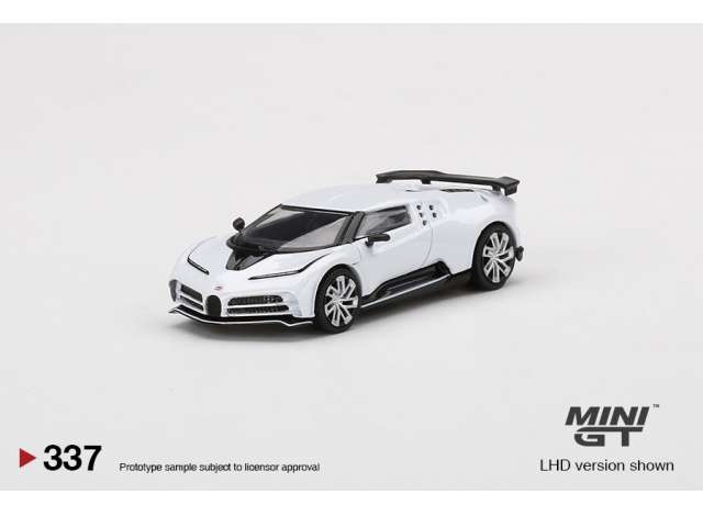 1:64 Bugatti Centodieci White MiniGT