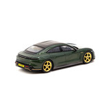 1:64 Porsche Taycan Turbo S Midnight Green Shmee150 Tarmac Works
