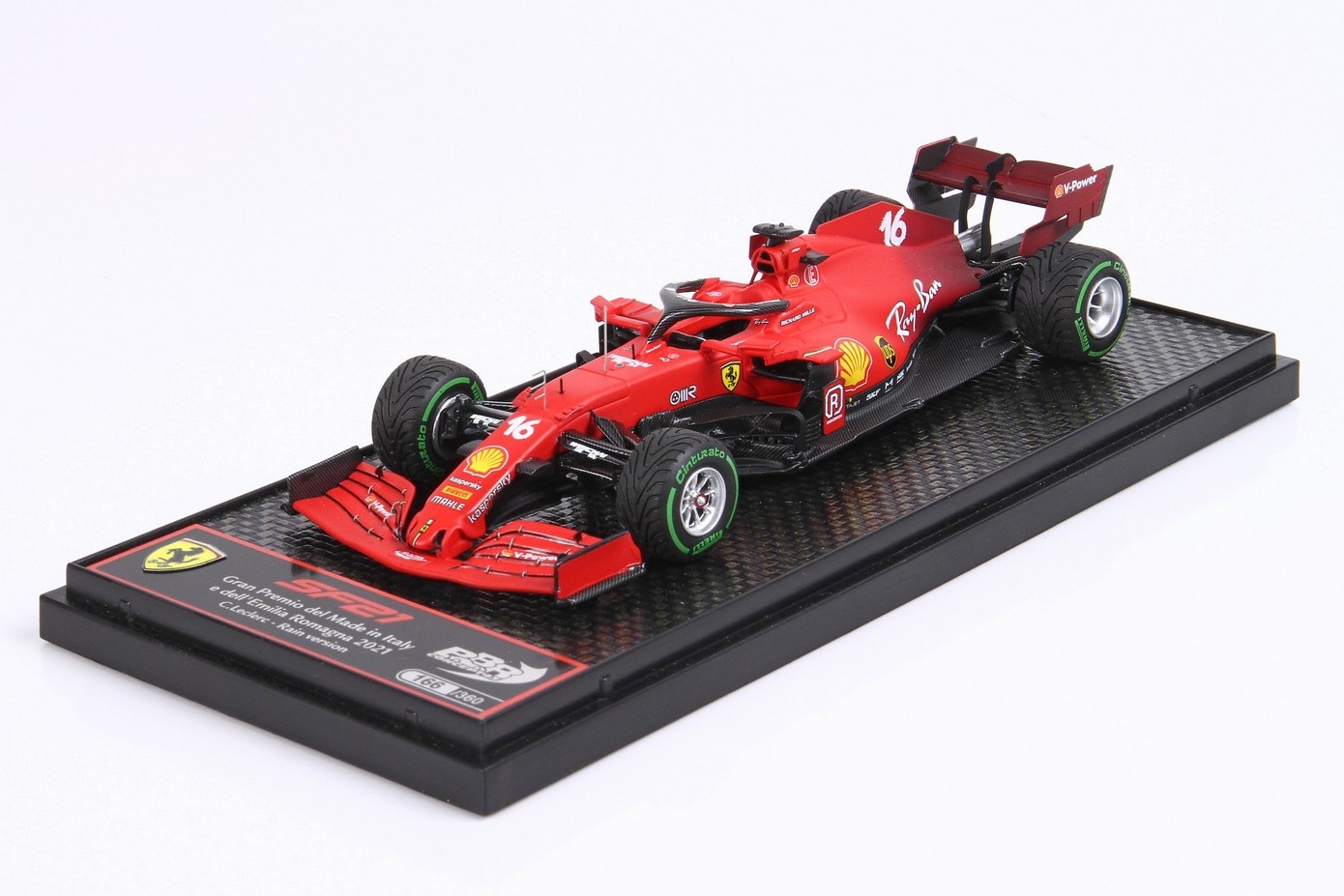 1:43 Scuderia Ferrari SF21 #16 Charles Leclerc GP Imola 2021