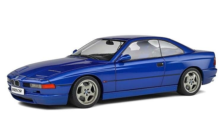1:18 BMW 850 E31 CSI 1990 Solido Blauw