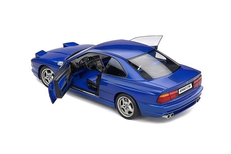 1:18 BMW 850 E31 CSI 1990 Solido Blauw