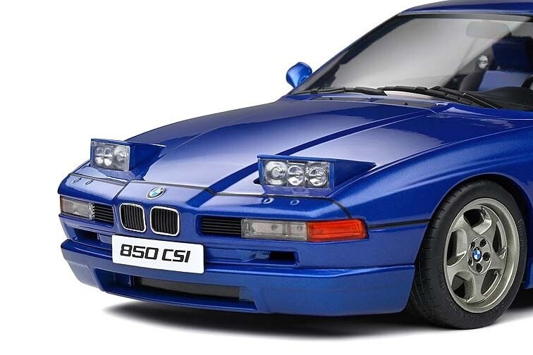 1:18 BMW 850 E31 CSI 1990 Solido Blauw