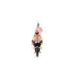 1:12 Honda RC211V #69 Nicky Hayden with Figurine and Flag MotoGP 2006