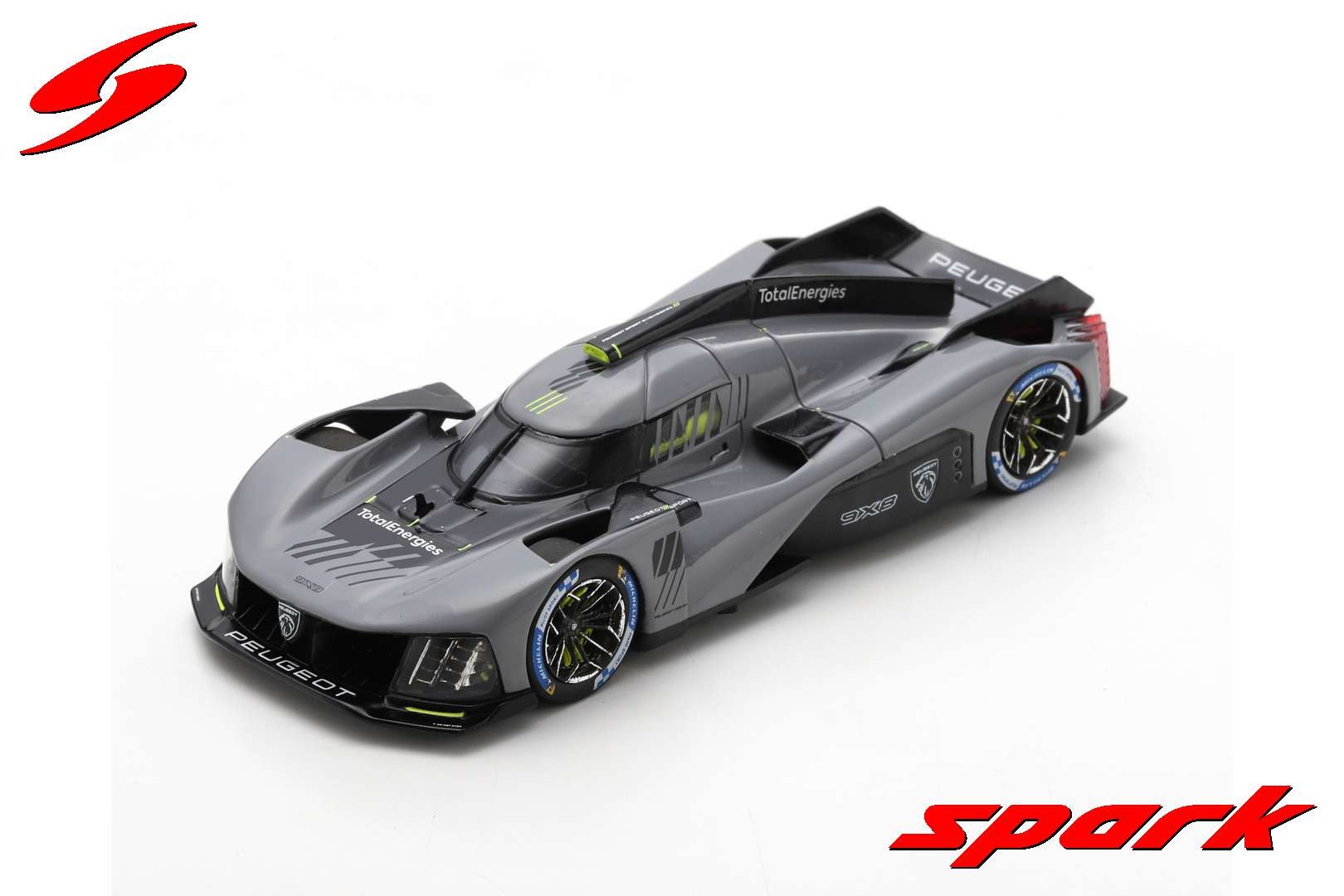 1:43 Peugeot 9X8 Hypercar WEC Reveal version Spark