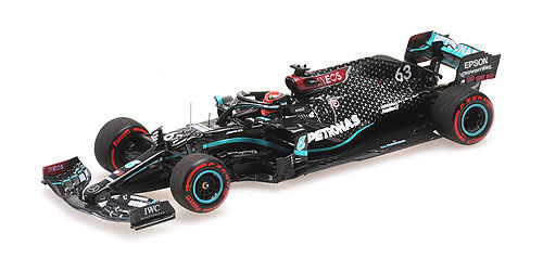 Scalemodel 1:43 Mercedes-AMG Petronas F1 Team W11 EQ Performance - #63 George Russell '2020 Sakhir Grand Prix' Minichamps