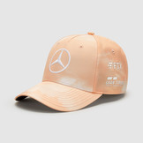 Adult' 2022 Mercedes AMG Petronas Motorsport Lewis Hamilton Driver Baseball Cap Sky
