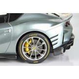 Modellauto 1:18 Ferrari 812 Competizione 2021 Grigio Coburn with Giallo Fly Stripe BBR