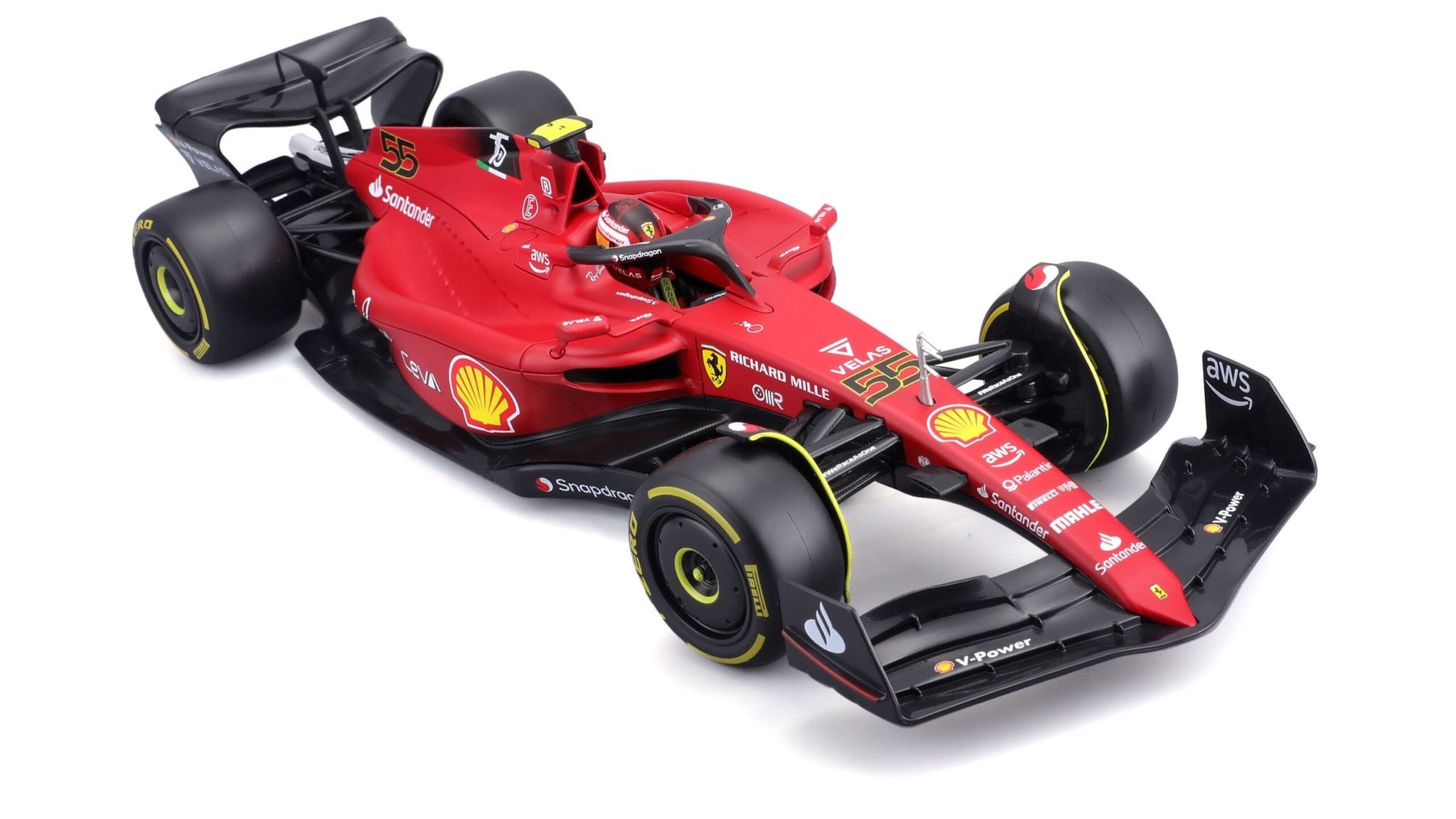 Scalemodel 1:18 Ferrari F1-75 #55 C. Sainz 2022