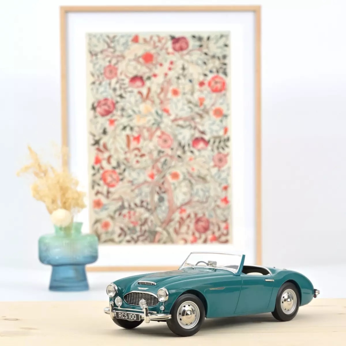 Modell im Maßstab 1:18 Austin Healey 3000 Mk1 1959 grün Norev