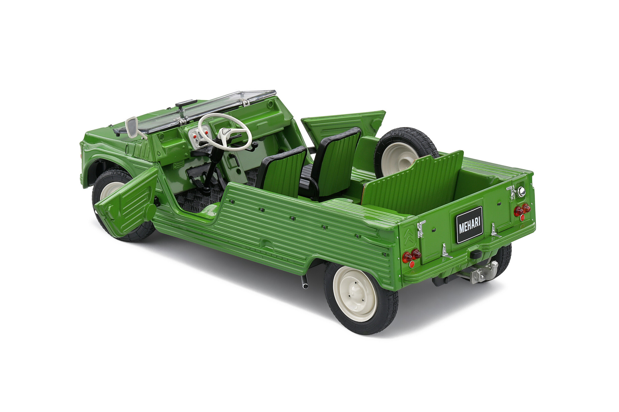 Schaalmodel 1:18 Citroën Mehari mk1 1970 - Vert Montana Solido